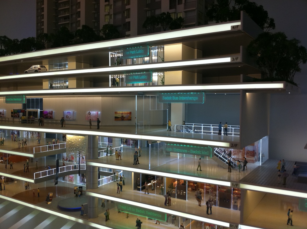 Bedok Residences Amenities and Shops Artist Impression